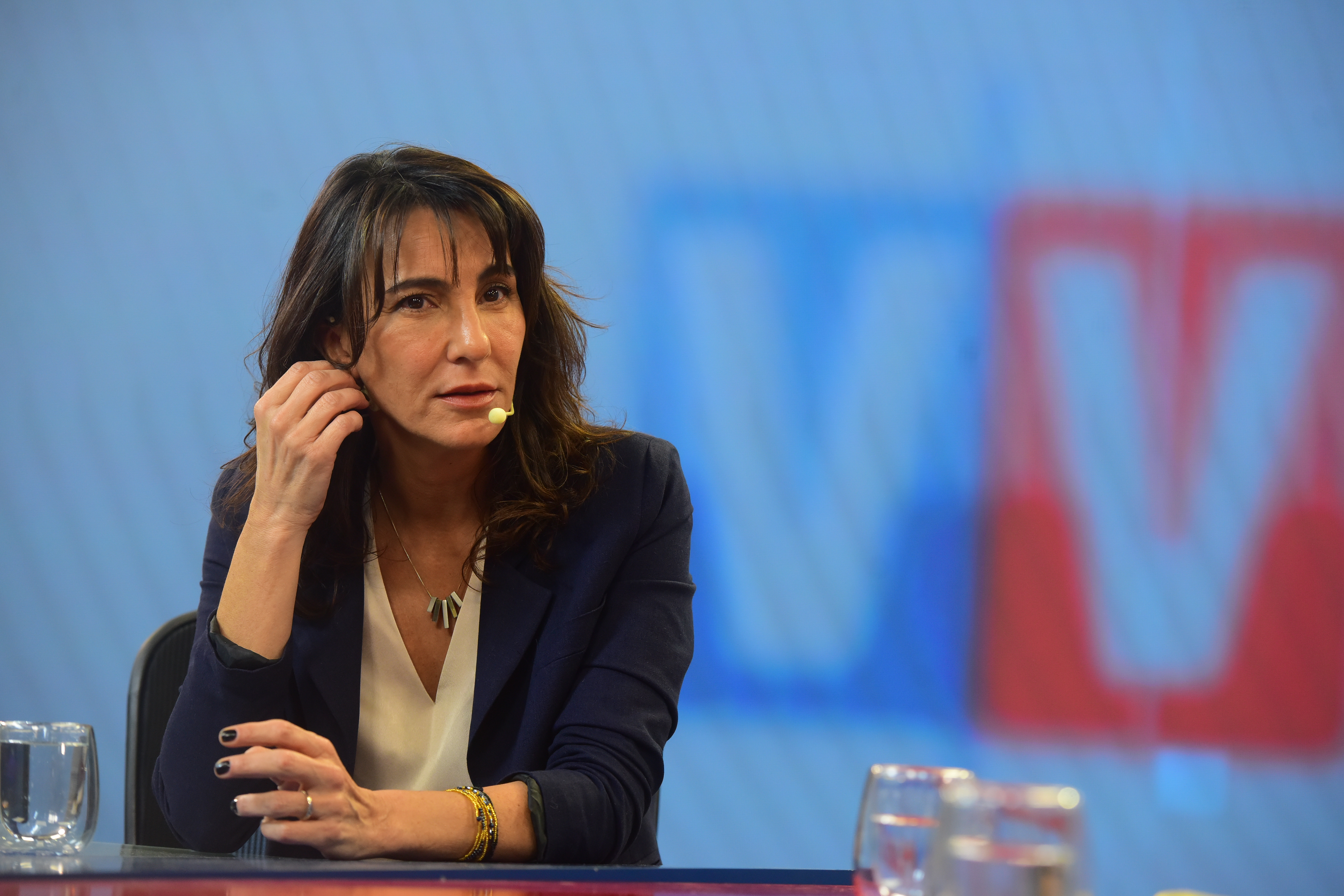 Natalia de la Sota en el programa Voz Voto 2025. (José gabriel Hernández/La Voz)