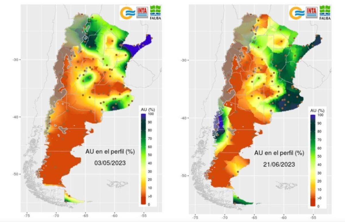 Trigo soja en Córdoba