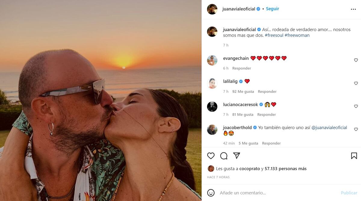 Juana Viale y una foto que causó muchas preguntas. (Instagram Juana Viale)