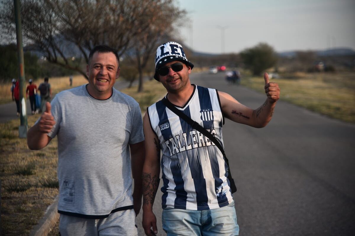 Cara 'e Cancha de Talleres en la previa del partido entre Talleres y Godoy Cruz por los octavos de final de la Copa Argentina en San Luis. (Pedro Castillo / La Voz)