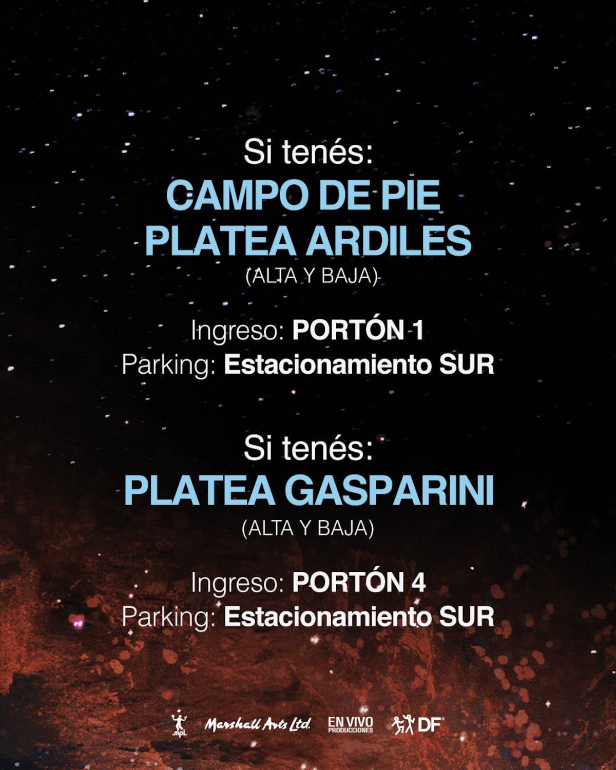 Ingresos y estacionamientos para el show de Paul McCartney en el Mario Alberto Kempes.