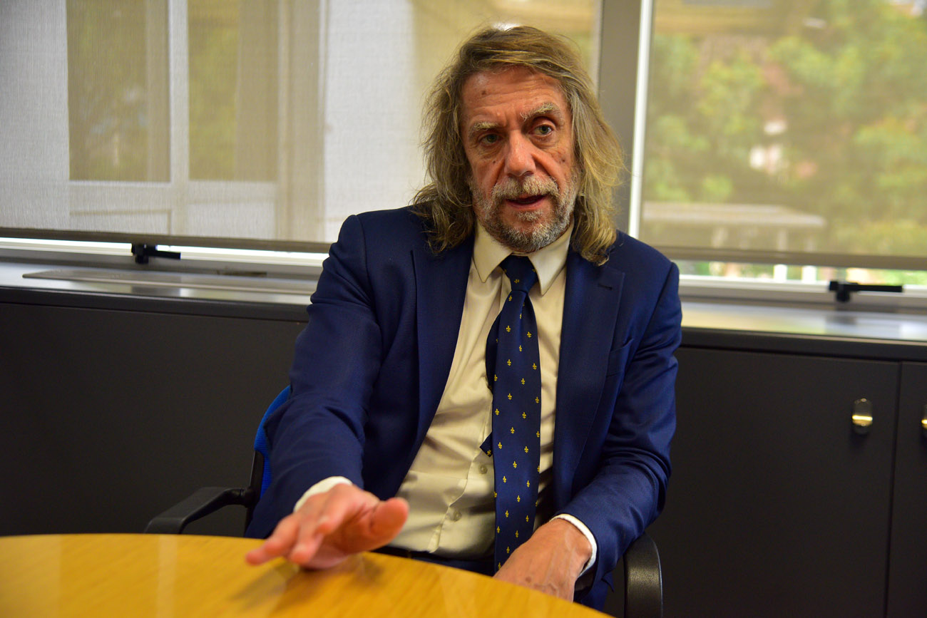Fiscal. El fiscal de Delitos Complejos Enrique Gavier logró la condena de Marieschi como organizador de asociación ilícita y lo envió a otro juicio por decenas de estafas. (Nicolás Bravo / La Voz)