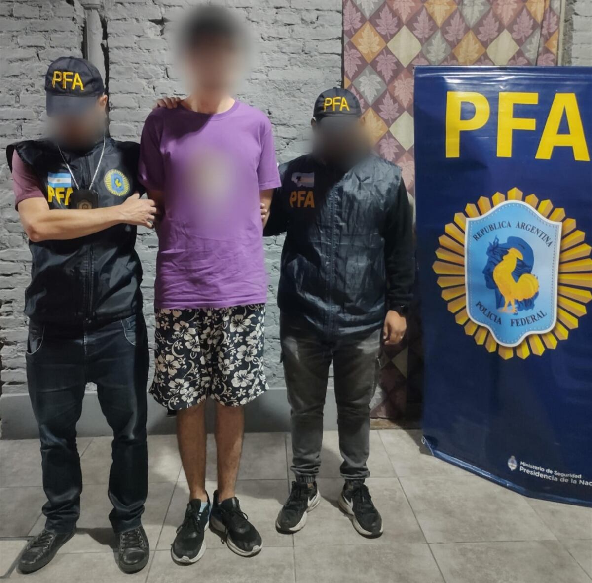 La Policía Federal detuvo a un joven acusado de amenzar de muerte al presidente de la Nación (Prensa Policía Federal)