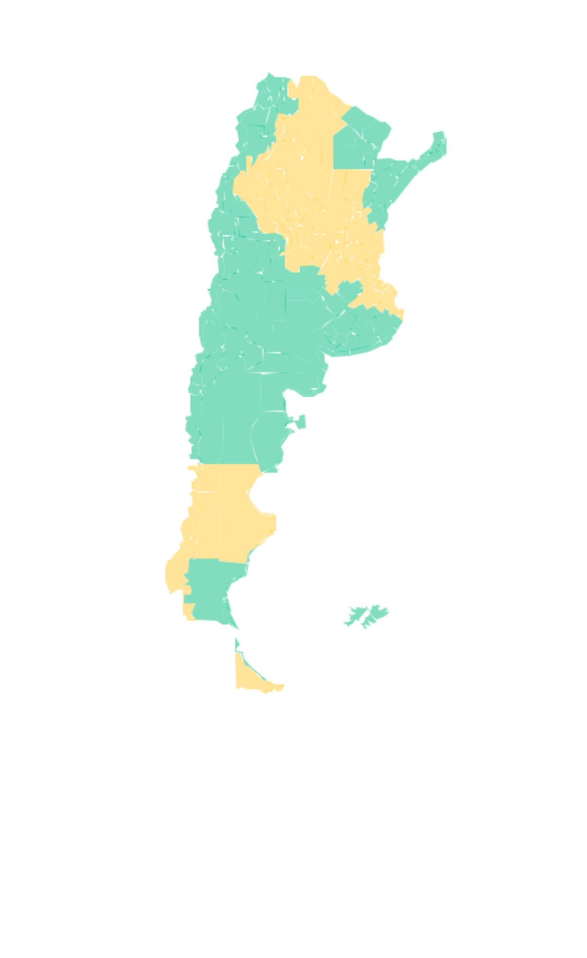 Alerta por fuertes vientos y tormentas en varias provincias argentinas este miércoles.