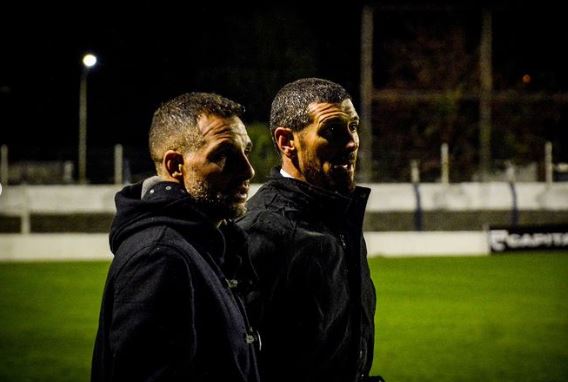 Barsottini y González, dupla técnica de Santamarina. (Prensa Santamarina).