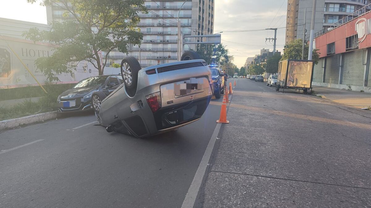 Vuelco en Córdoba. (Policía)
