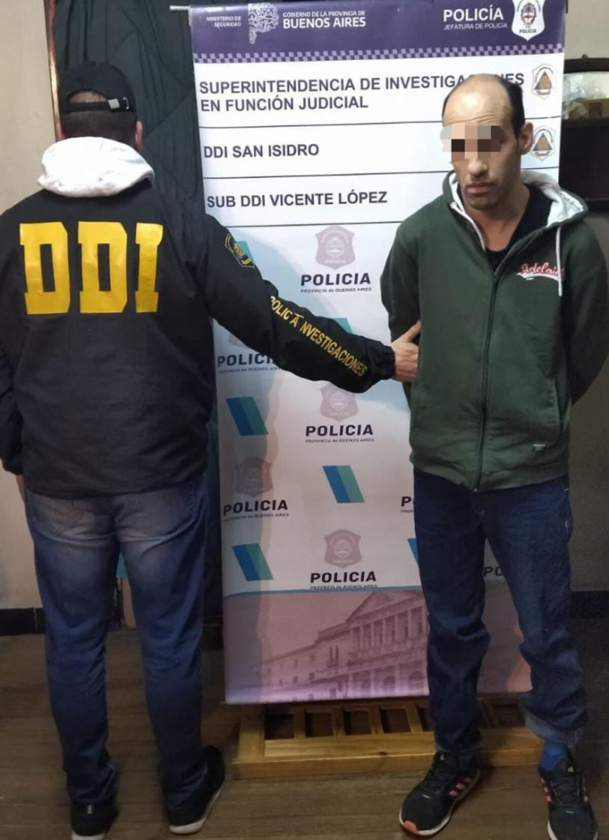 Detenido. La Policía dio con el autor. (Gentileza)