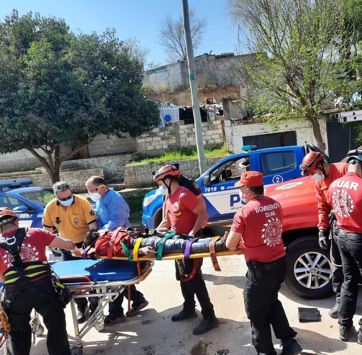 Villa Urquiza. Operativo del Duar, para rescatar a un joven. (Policía)