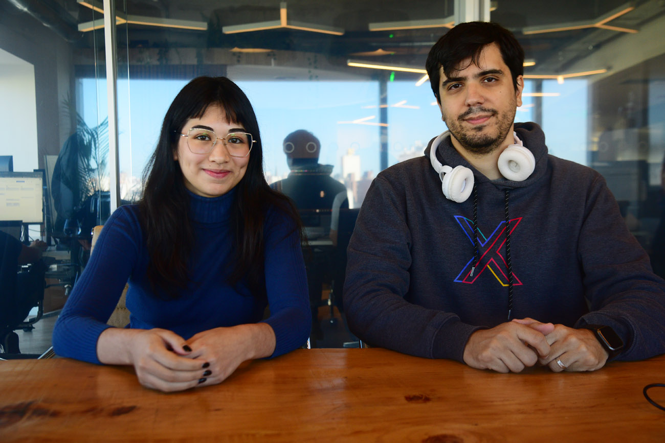 La neurodivergencia en el ámbito laboral. Agustina Nievas y Lorenzo Sauchelli. (Nicolás Bravo / La Voz)