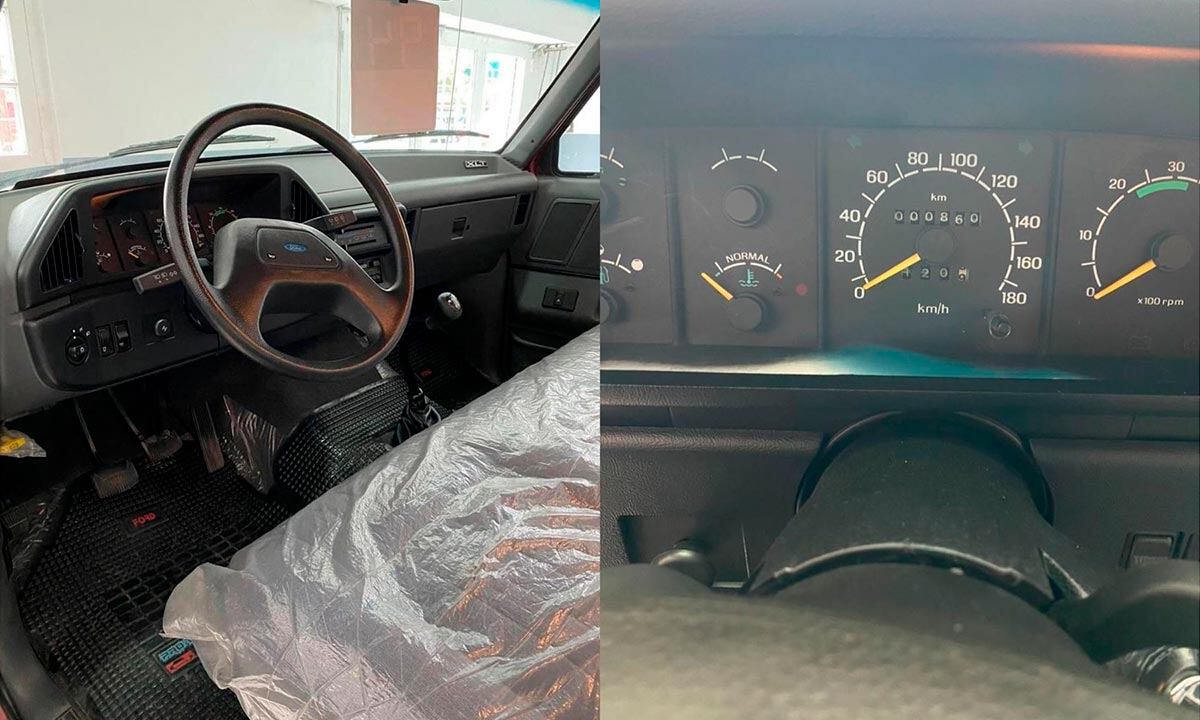 La Ford F-100 que está impecable, con 30 años de antigüedad y encontrada en un salón de Córdoba. (Autotest)
