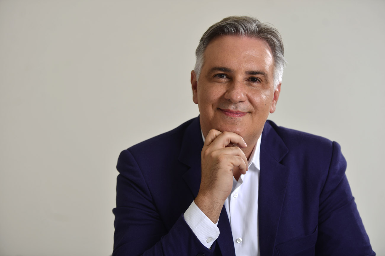 El intendente de Córdoba, Martín Llaryora, participó del programa Voz y Voto. (Nicolás Bravo / La Voz)