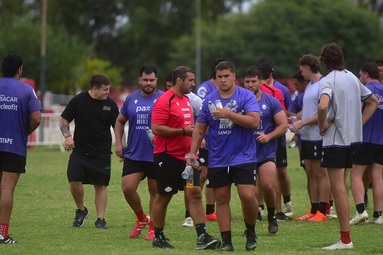 Un entrenamiento más para Dogos XV que debuta el viernes 20 de febrero ante Cobras Brasil. (Pedro Castillo / La Voz) 
