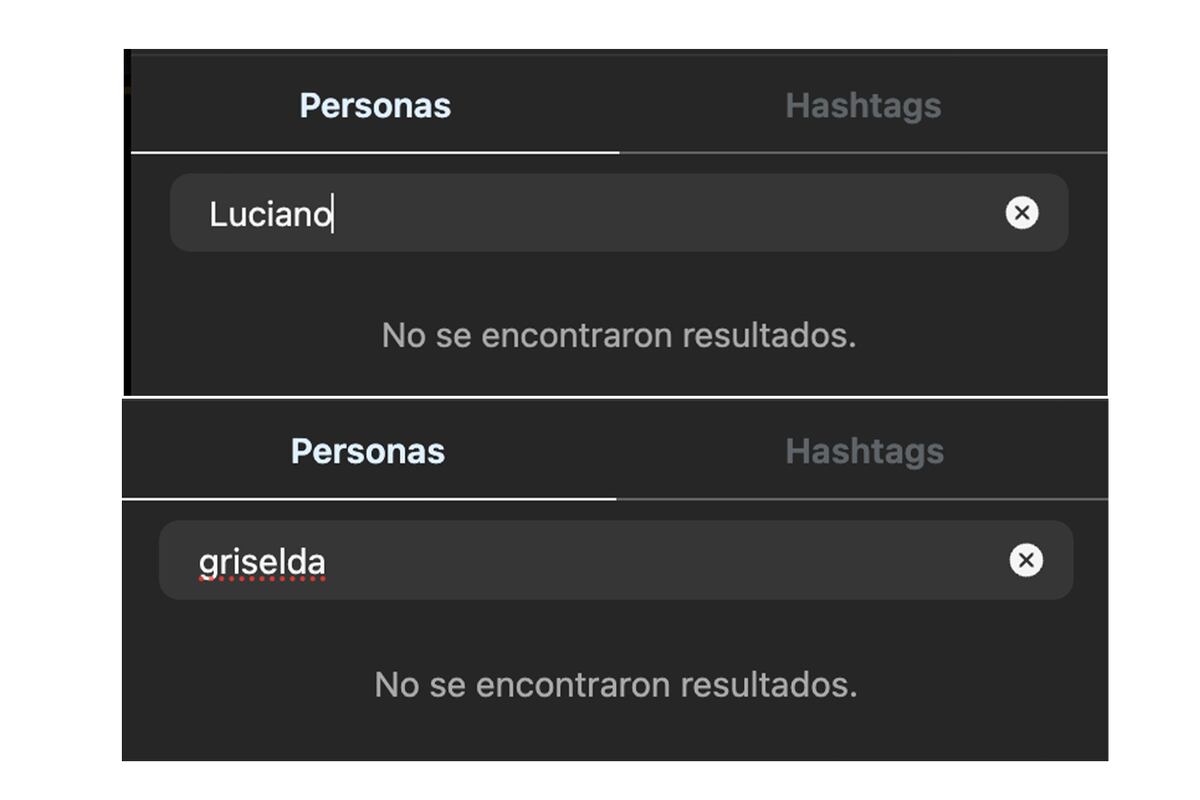 Luciano Castro y Griselda Siciliani dejaron de seguirse en Instagram. (Foto: captura de pantalla)