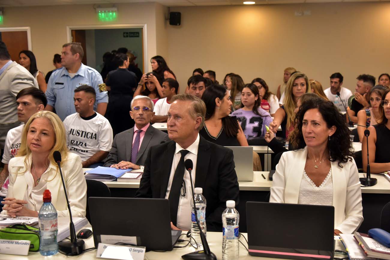 Primera jornada del juicio por las muertes del neonatal en tribunales II. (Ramiro Pereyra / La Voz)