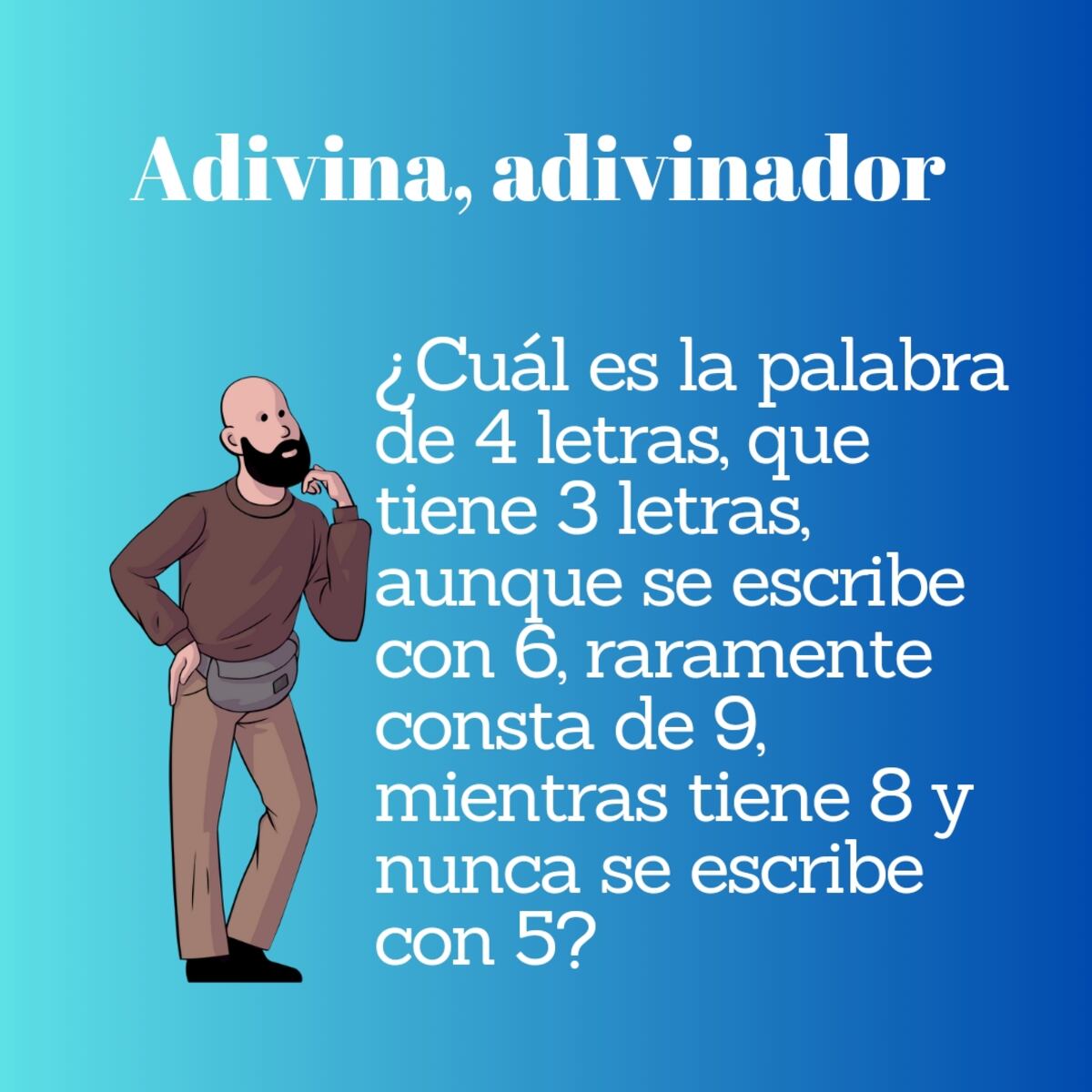 El acertijo visual.