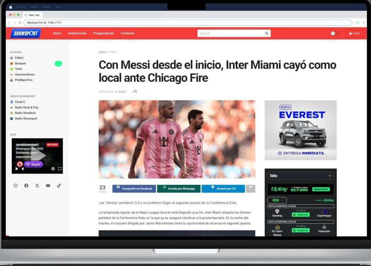 Showsport celebra 30 años al aire.