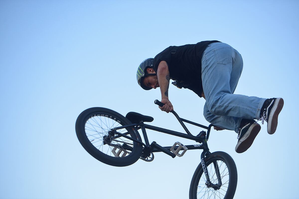 José Maligno Torres, pista de BMX Maligno Park del Estadio kempes. (José Gabriel Hernández / La Voz)