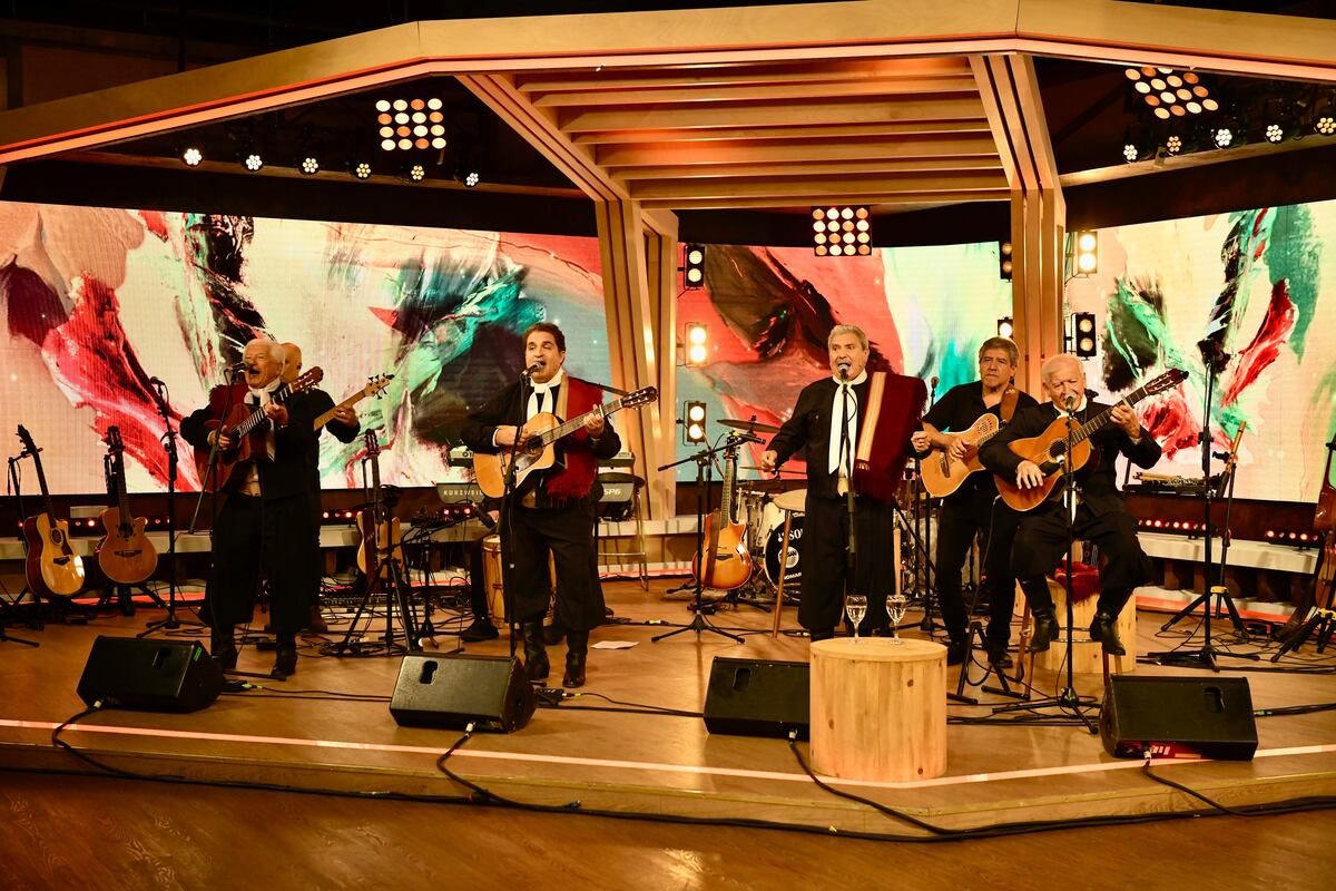 Así fue el regreso de La peña de morfi a Telefe con el show de Los 4 de Córdoba (Foto: Adrián Díaz / Telefe)