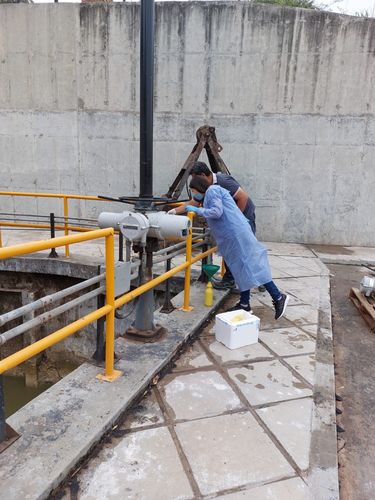 Investigadores cordobeses monitorean la hepatitis A en aguas residuales. (Gentileza)