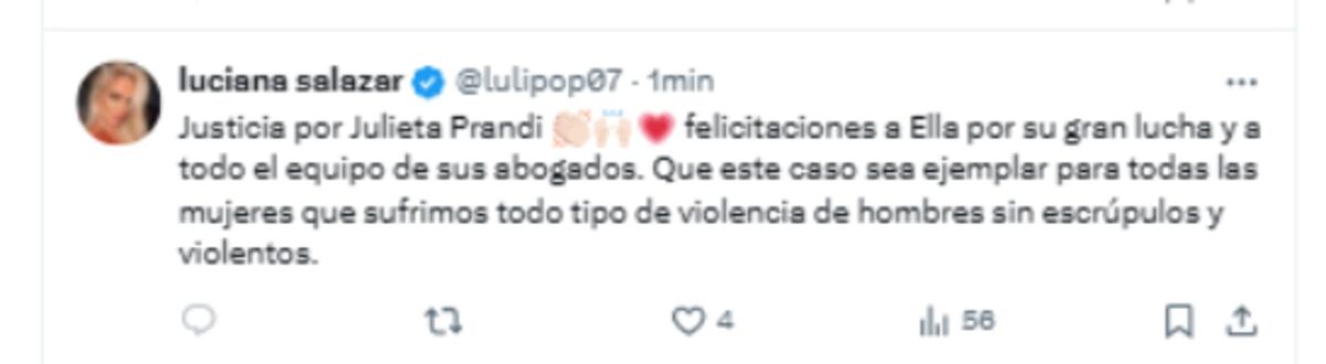 Los famosos reaccionaron a la sentencia de Claudio Contardi. (Captura)