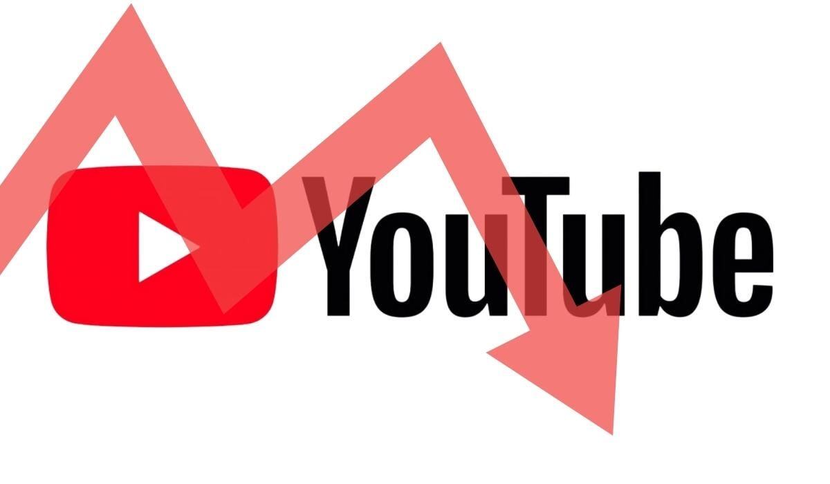 La app de YouTube registraba caídas.