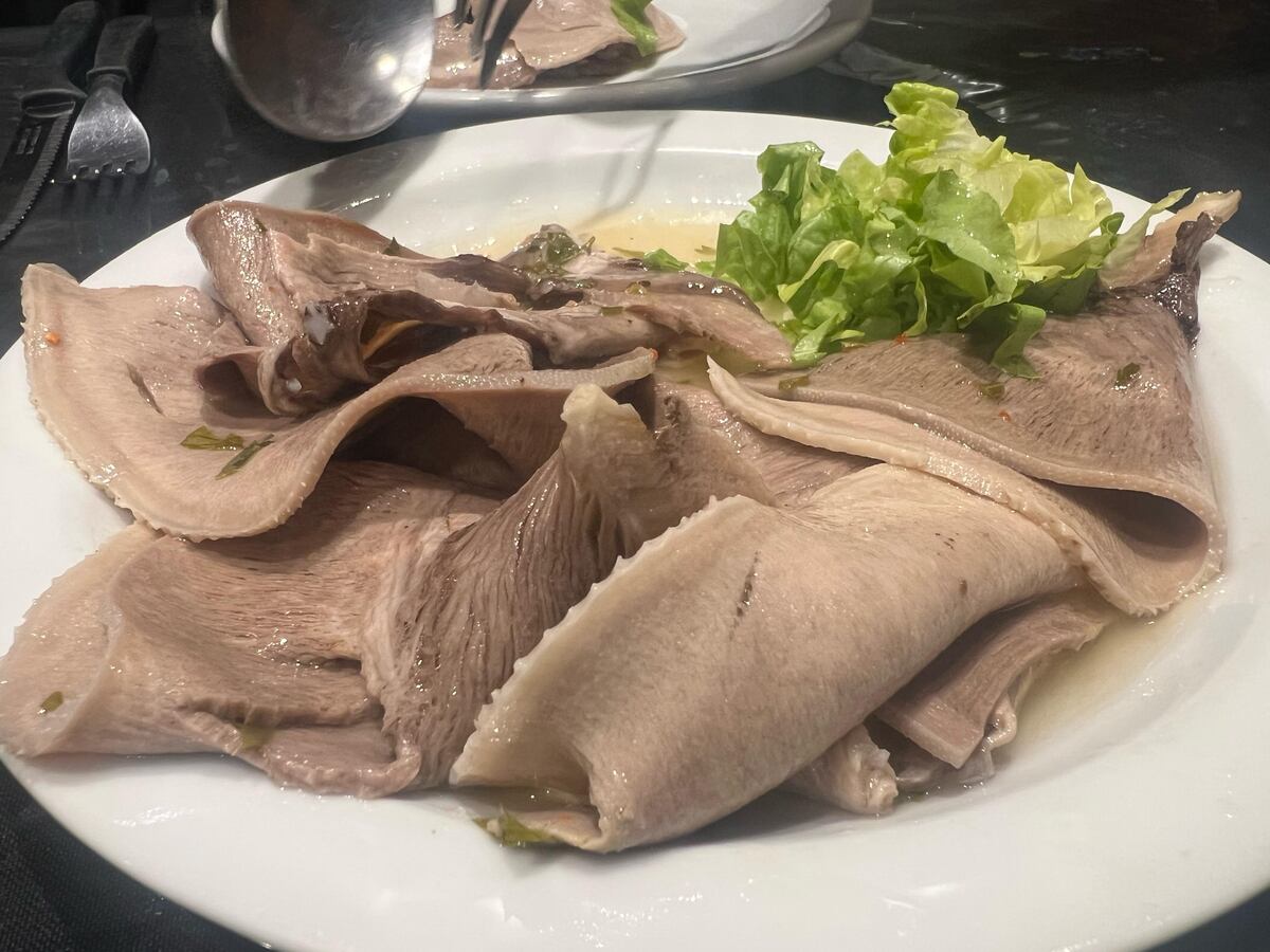 Lengua a la vinagreta, un clásico bien preparado (La Voz).