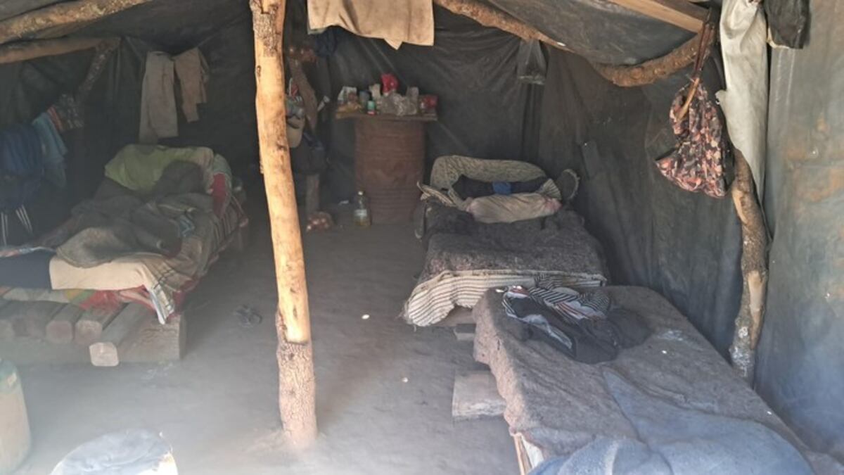 Trata de personas y explotación infantil en Santiago del Estero: vivían en pallets, sin baño ni luz (Gentileza Arca).