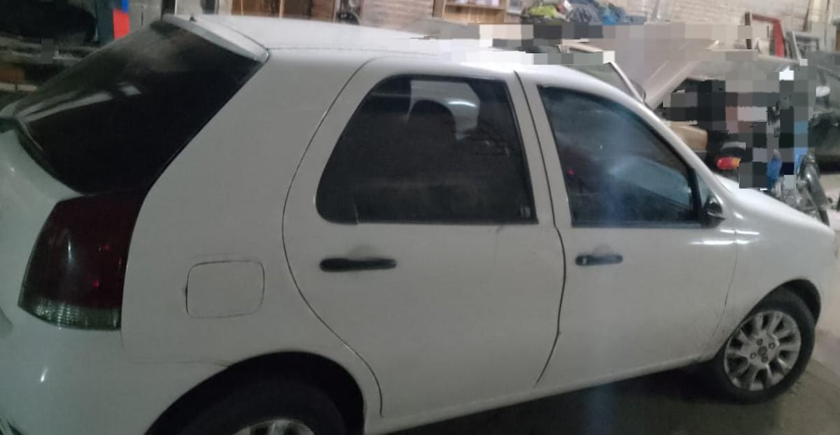 El Palio secuestrado en Córdoba capital. (Policía)
