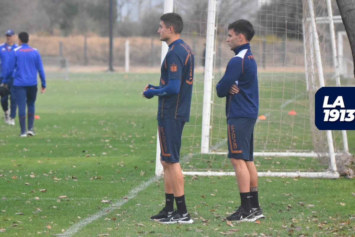 Nahuel Tenaglia se entrena en Talleres. Augusto Schott ya se fue. (@la1913com).