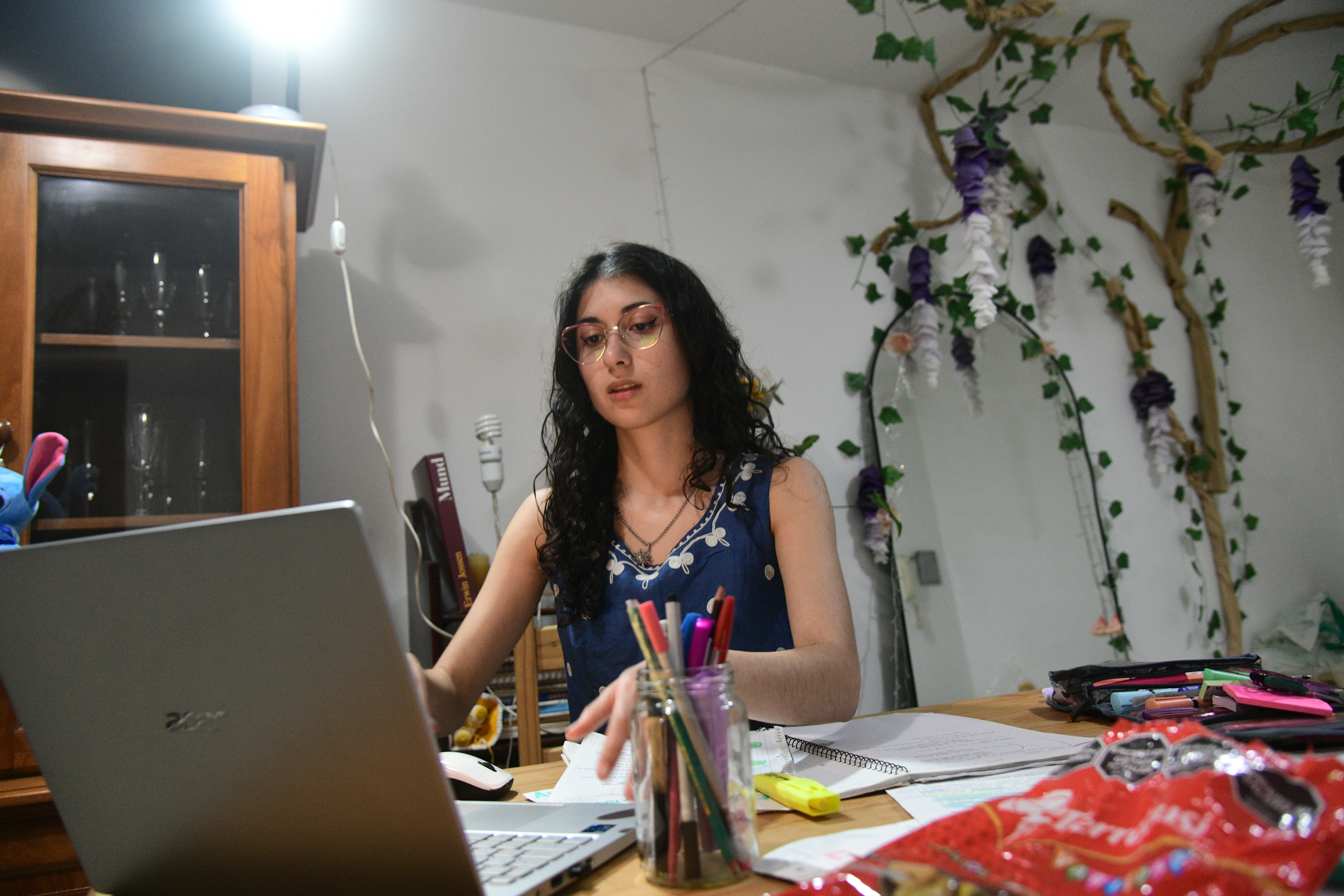 Luz Alba (21), estudiante de Licenciatura en Comunicación Social en la UNC. (Javier Ferreyra/La Voz)