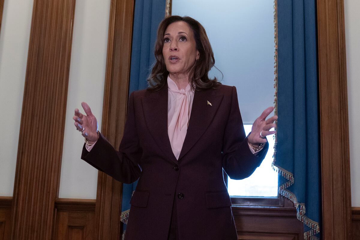 Kamala Harris, la candidata demócrata que fue derrotada por Donald Trump en las últimas elecciones presidenciales (AP Foto/Jose Luis Magana)
