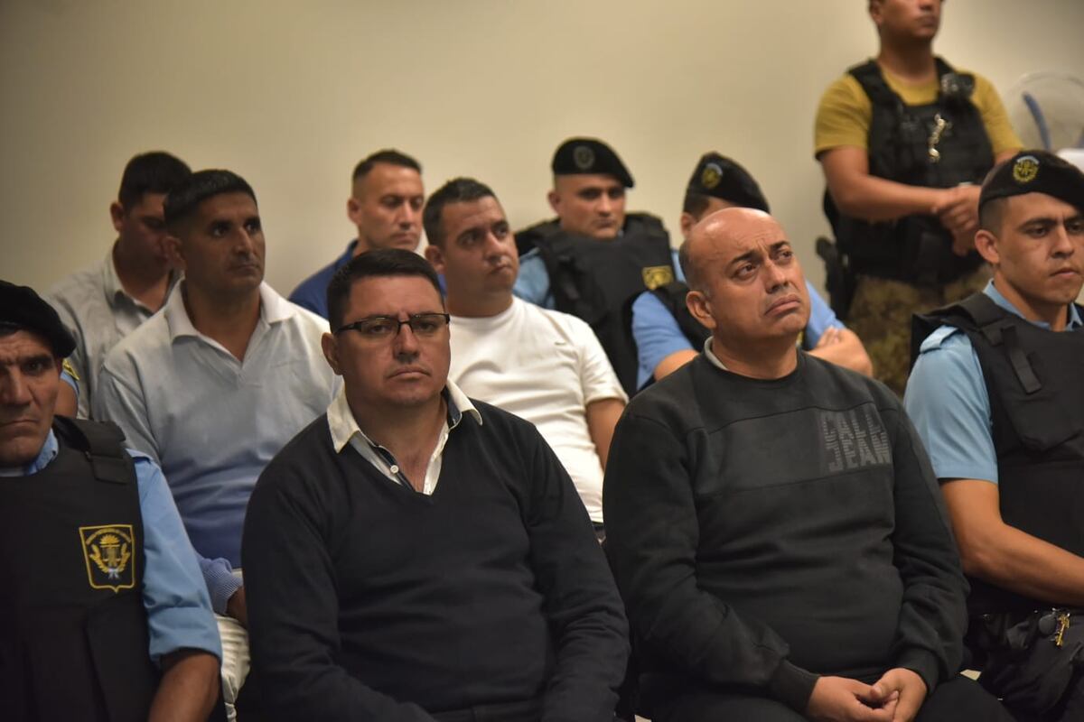 Momentos de la lectura de la sentencia por el crimen de Valentino Blas Correas. (Facundo Luque / La Voz)