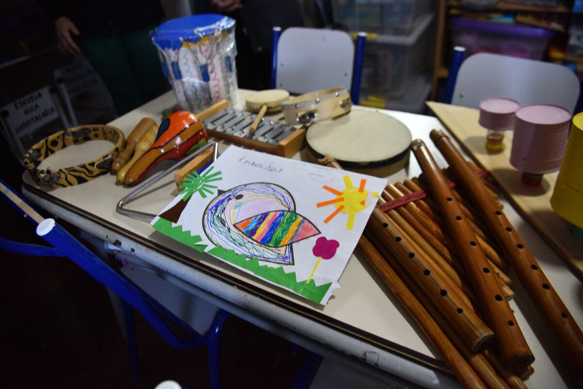 El Hospital Infantil Municipal de la ciudad de Córdoba implementa la musicoterapia para sus pacientes oncológicos. (Pedro Castillo / La Voz)