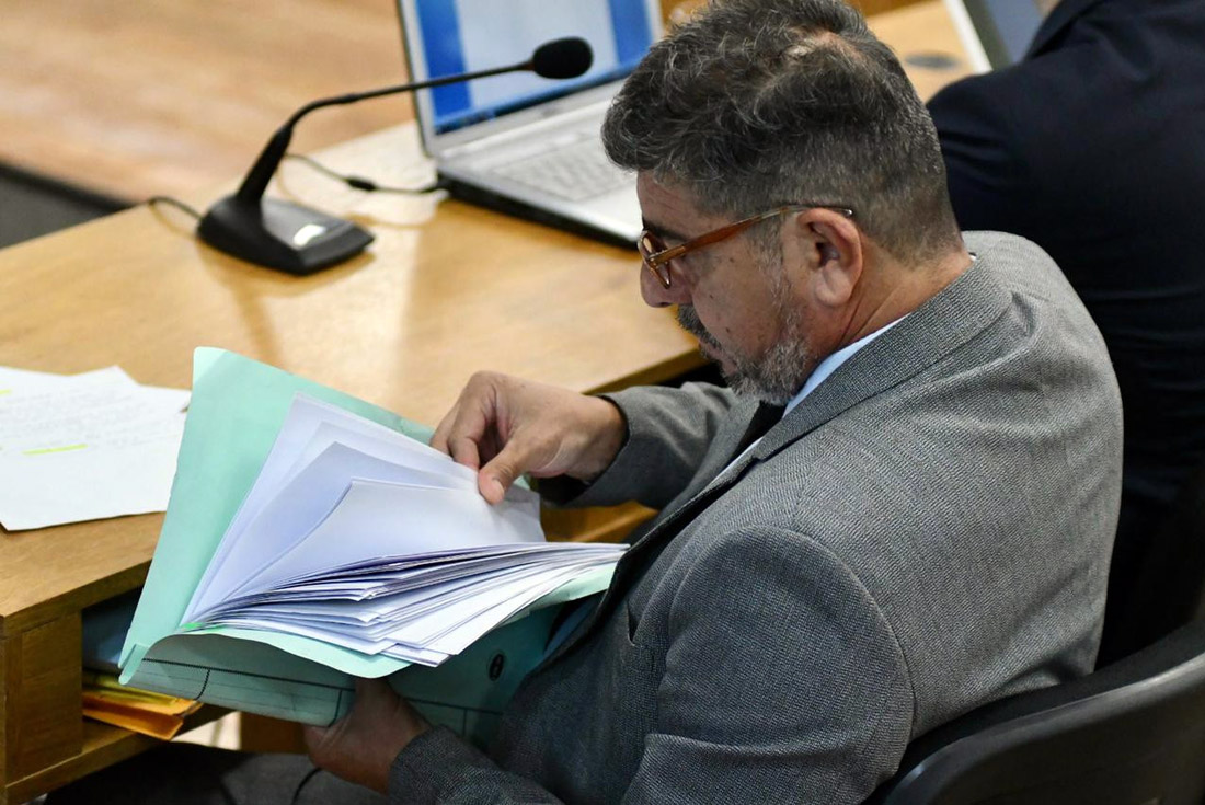 El fiscal Rivero busca una prueba. (Tomy Fragueiro / La Voz)