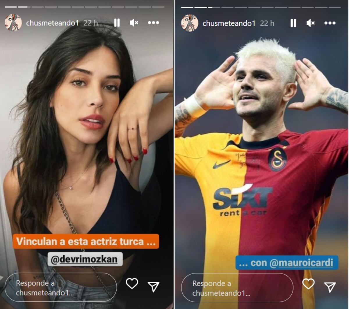 Vinculan a Mauro Icardi con una actriz turca. (Instagram @Chusmeteando)
