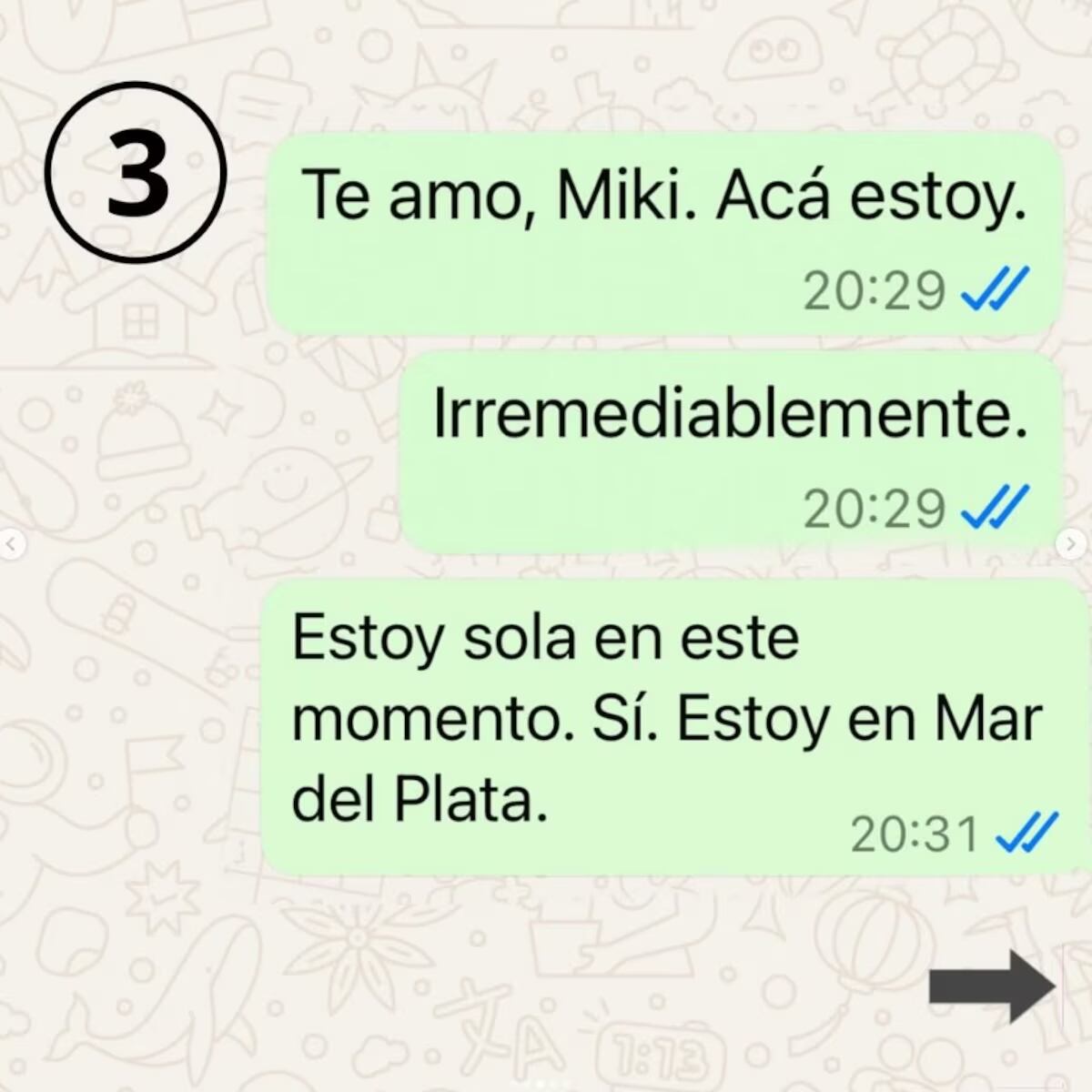 La publicación de Cecilia Milone en Instagram.