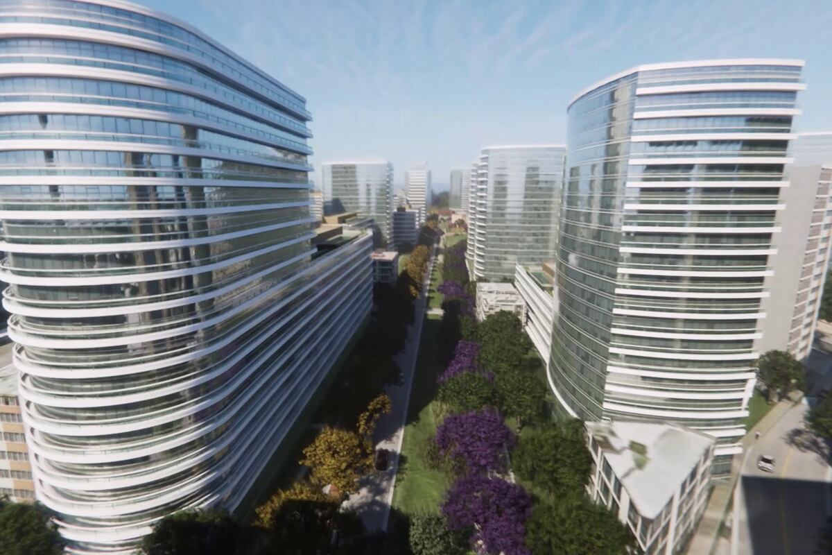 Render del proyecto para Güemes Sur: prevé torres de hasta 20 pisos, plazas, corredores verdes y un millón de metros cuadrados construidos sobre 30 hectáreas. La iniciativa es impulsada por 45 desarrollistas privados (La Voz).