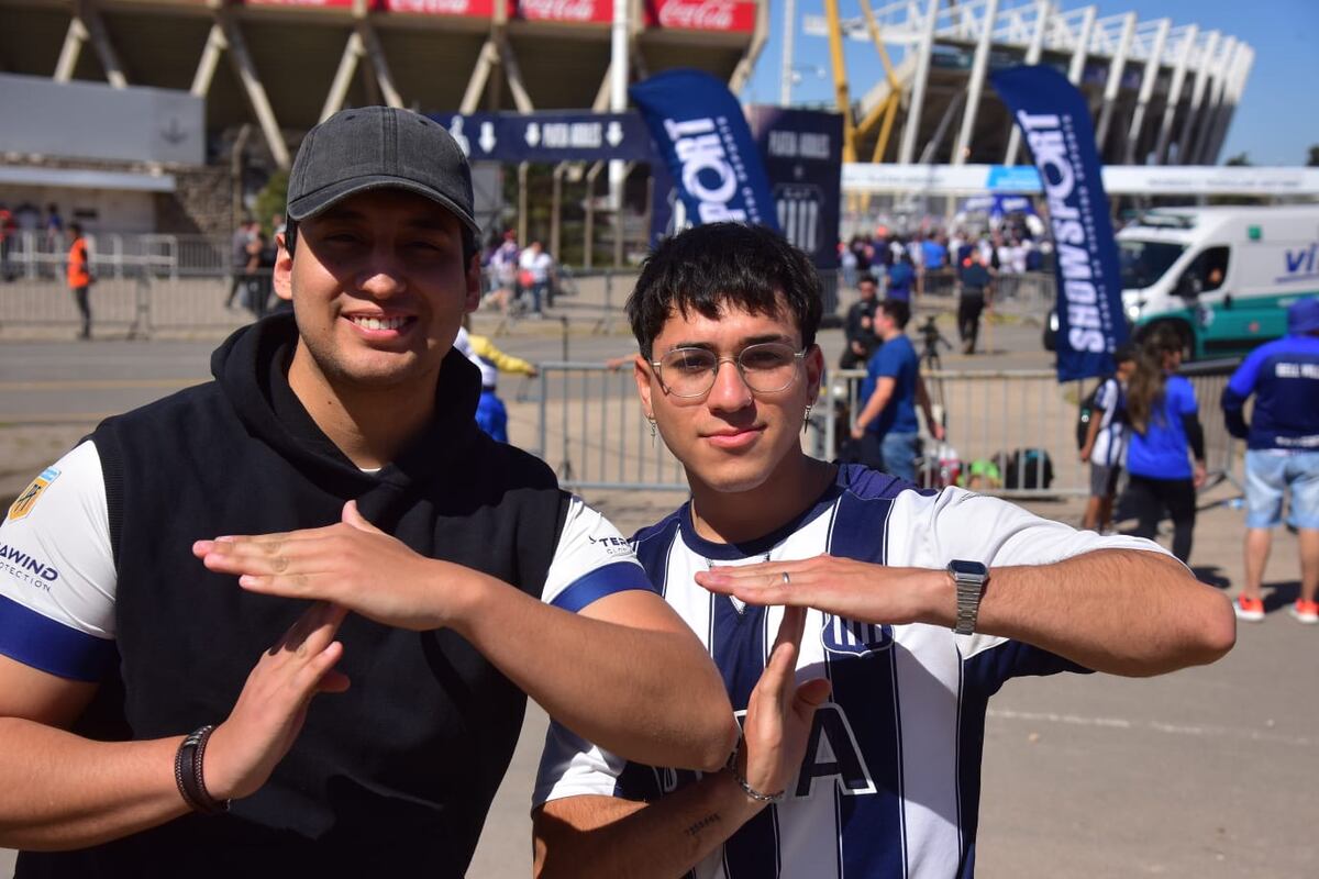 La previa del clásico entre Talleres y Belgrano en el Kempes. (Ramiro Pereyra / La Voz).