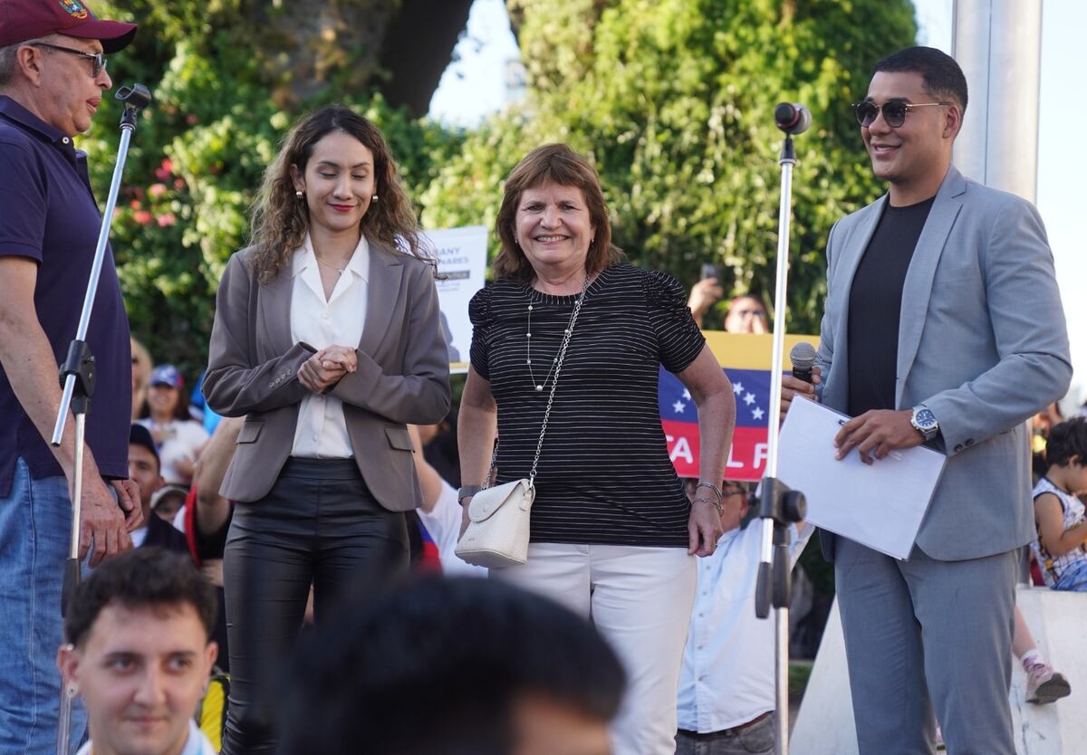 Patricia Bullrich: “El proceso de libertad comenzó y Maduro no está más”. (Gentileza)