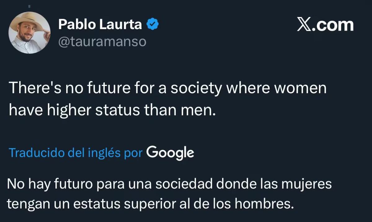 Los posteos de Pablo Laurta en redes sociales.