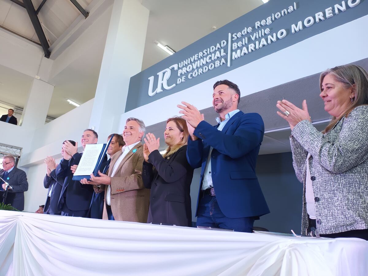 La Universidad Provincial de Córdoba abrió su primera sede regional en Bell Ville. (Gobierno de Córdoba)
