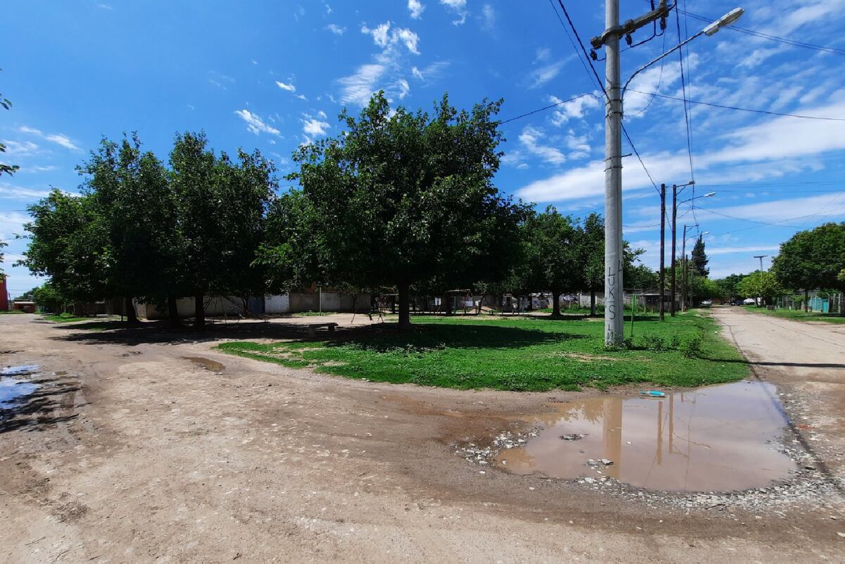 Así estaba un sector de barrio Las Magdalenas, antes de las obras de urbanización (Gobierno de Córdoba).