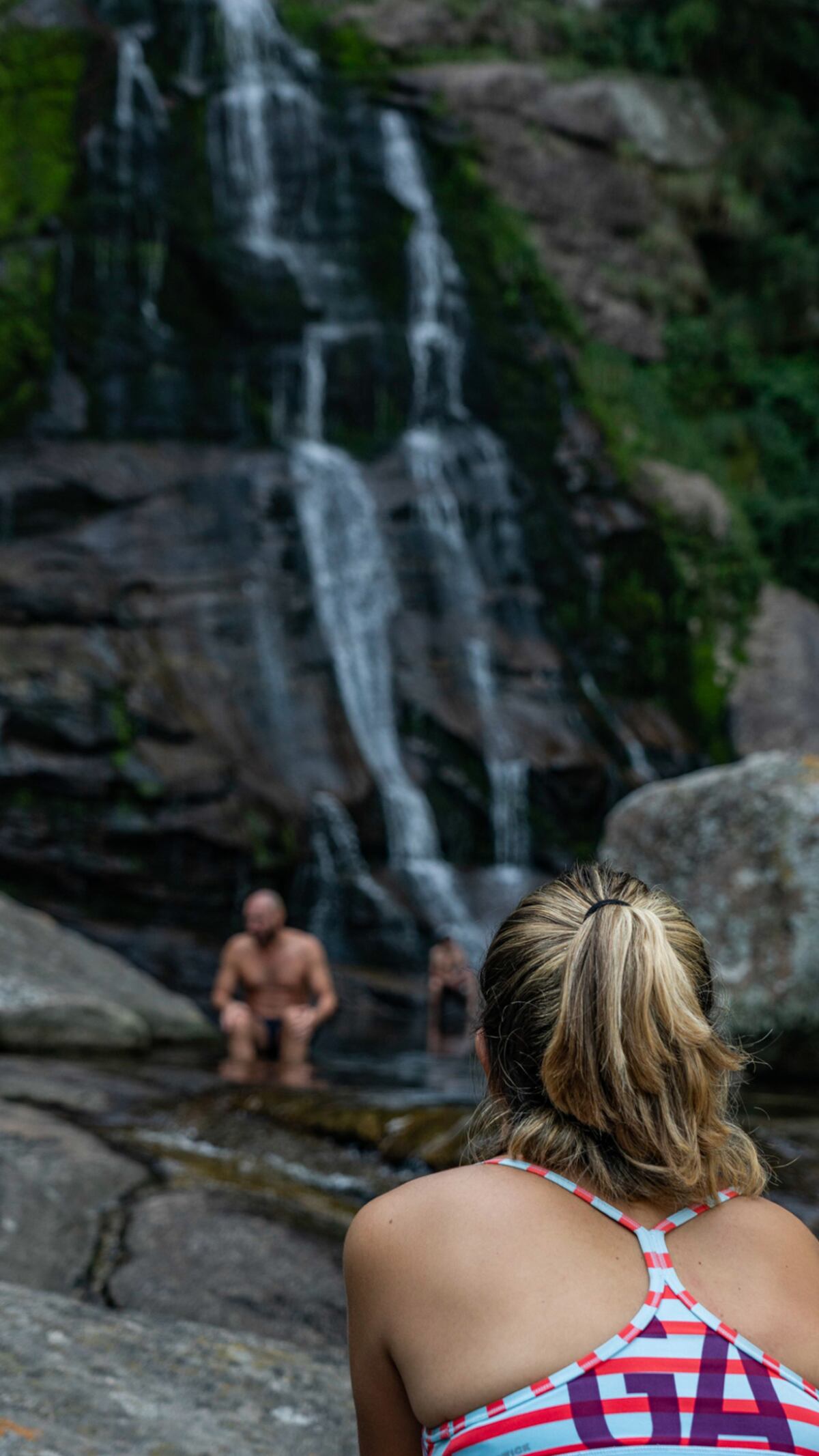 La cascada tiene una ollita ideal para darse un chapuzón. (Foto: Agencia Córdoba Turismo)
