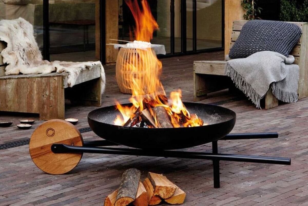 Fuego al aire libre - Ph:@pinterest / Ferrocons