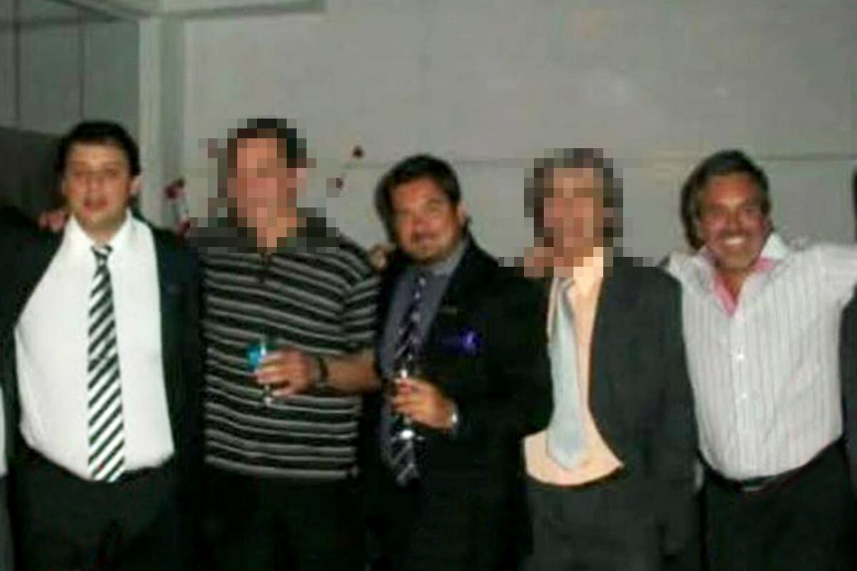 Detenidos. Los principales socios de la firma son Ariel Márquez (centro) y Juan Pablo Márquez. Hoy están detenidos. (La Voz)