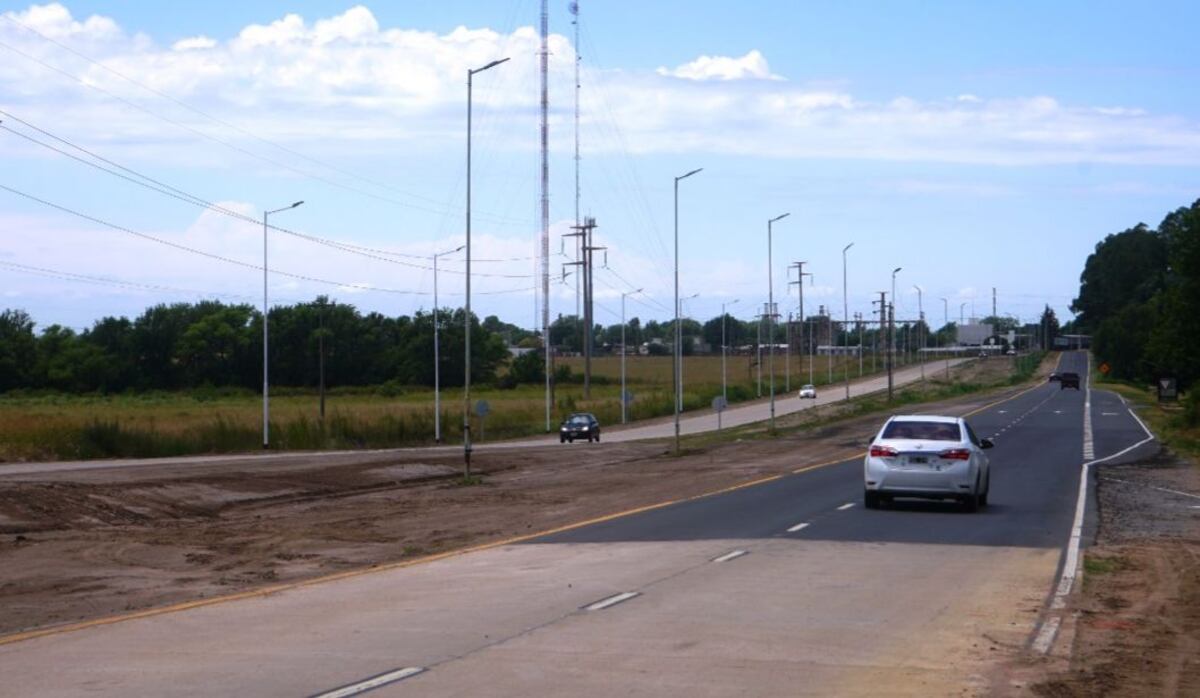 Ruta 30 ampliada, en el acceso a Río Cuarto desde las Sierras del Sur. (Gobierno de Córdoba)
