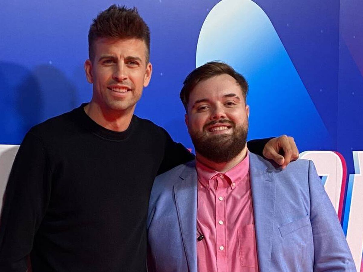 Ibai Llanos y Gerard Piqué. (Web)