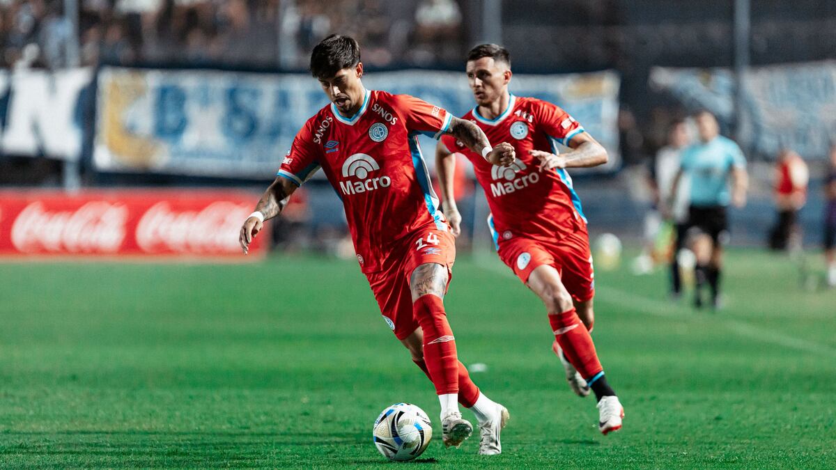 Belgrano en su partido ante Independiente Rivadavia, en Mendoza. (Prensa Belgrano).