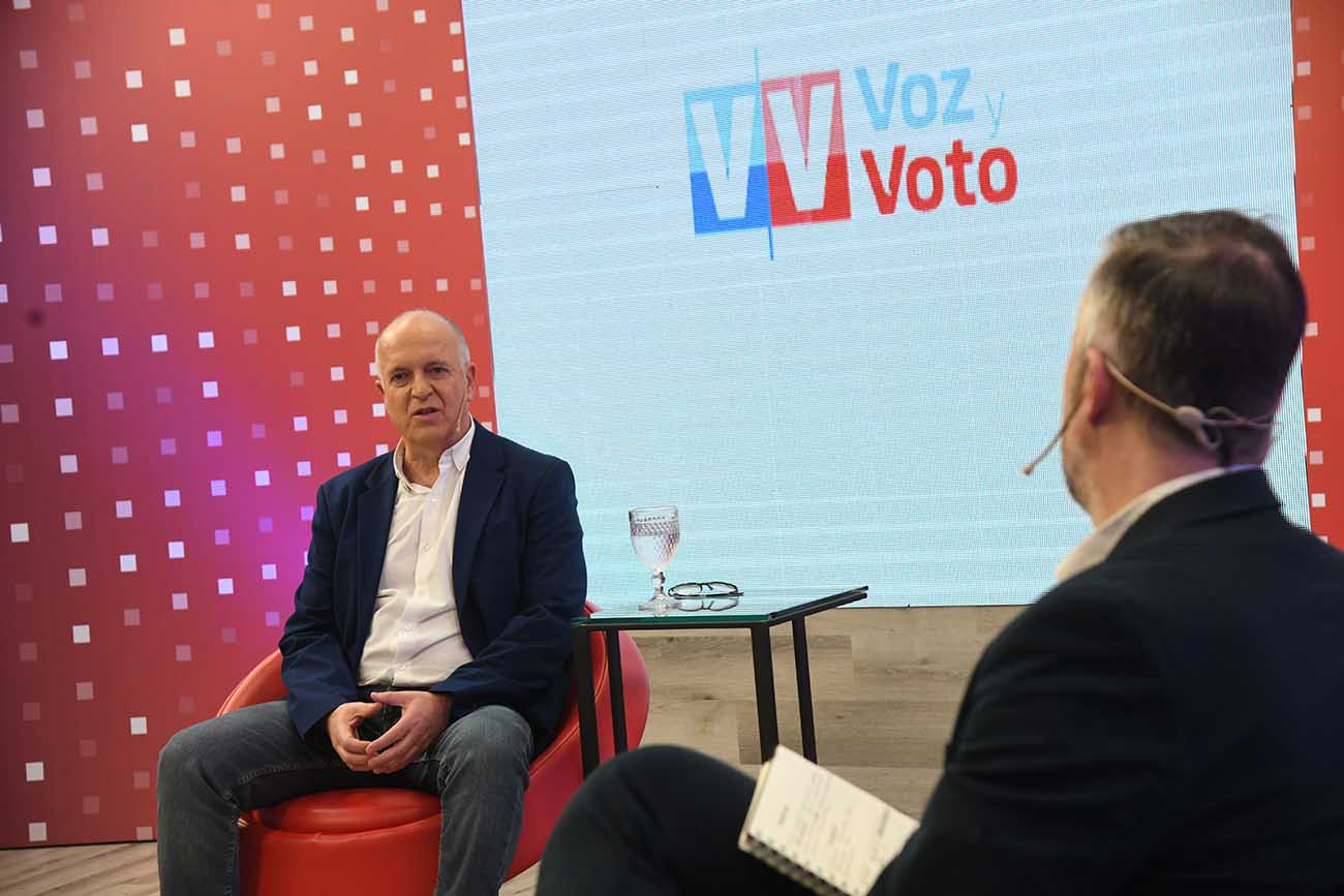 Ruben Dagum intendente se almafuerte en Voz y Voto ( Ramiro Pereyra /La Voz)