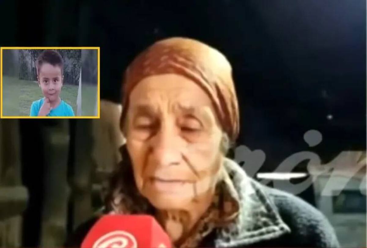 Habló la abuela de Loan mientras sigue su búsqueda.